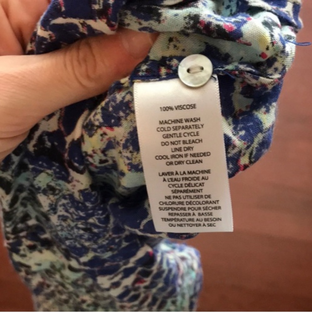 Beachlunchlounge Lightweight Button Down Tunic Dr… - image 5